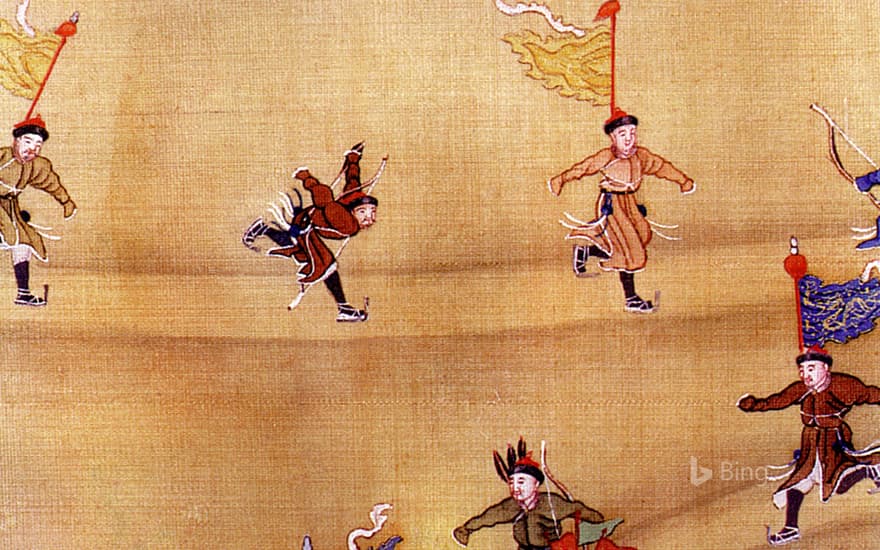 [Today's Winter Solstice] Chinese Ancient Skating Figure