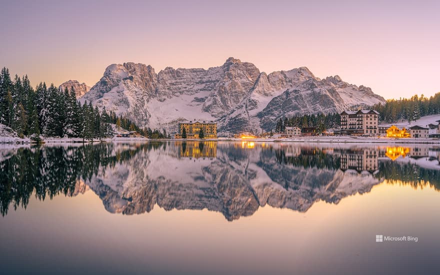 Lake Misurina, Dolomites, Italy