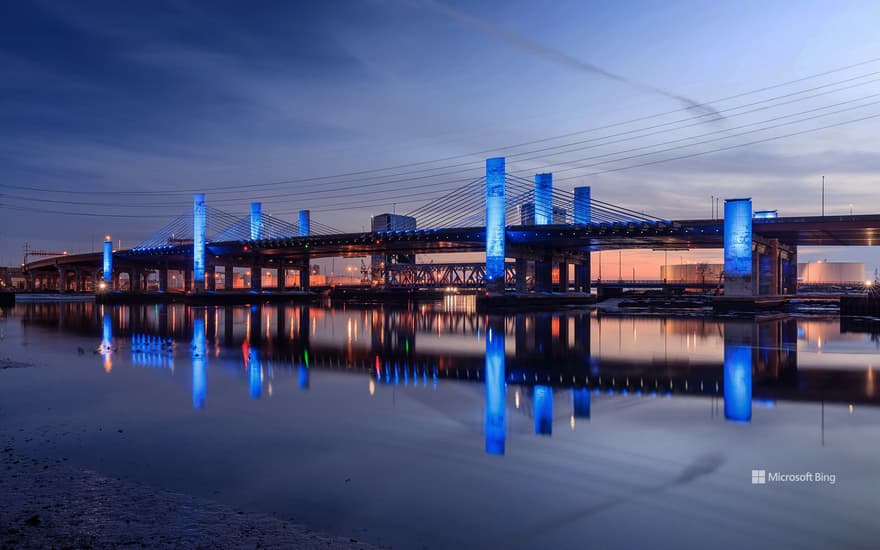 Pearl Harbor Memorial Bridge, New Haven, Connecticut