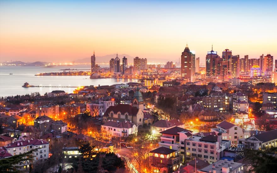 Qingdao night scene