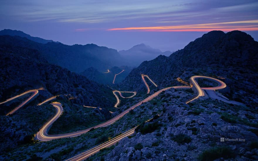 Road to Sa Calobra, Majorca, Spain