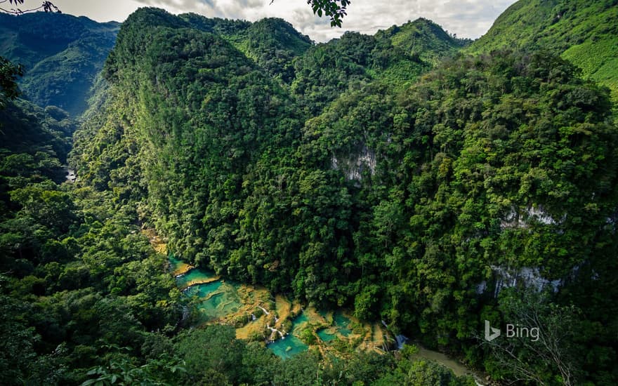 Semuc Champey, a nature park in Guatemala