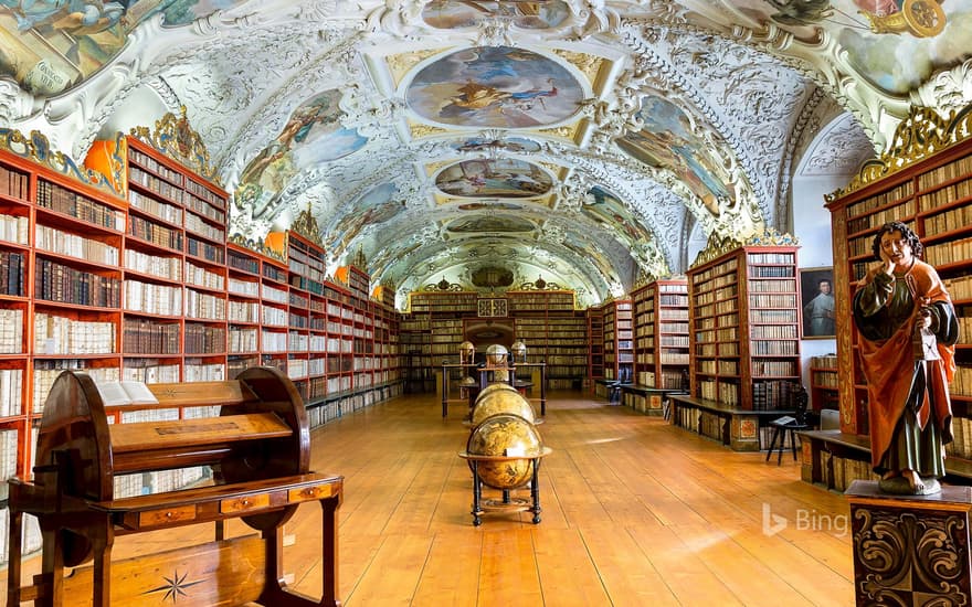 "Strahov Monastery", Prague, Czech Republic