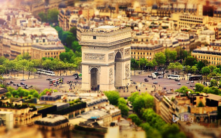 Arc de Triomphe de l'Étoile, Paris, France